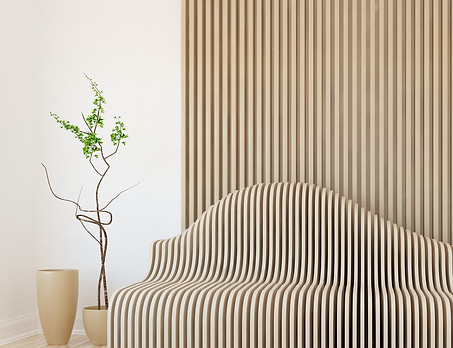 wood slats, slat wall